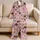 Playful Dog Family Portraits For Cozy Valentine Gifting And Sweet Everyday Lounging Satin Pajamas Set - 5