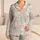 Pastel Bows And Cottage Florals For Romantic Springtime Gift Giving For Her Satin Pajamas Set - 1