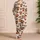 Highland Cow And Leopard Bows For Cozy Spring Getaways And Romantic Gift Giving Satin Pajamas Set - 4