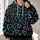 Neon Heart Motifs for Playful Night Out Style and Everyday Casual Wear for Adults All-over Print Hoodie (Lightweight) - 2
