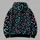 Neon Heart Motifs for Playful Night Out Style and Everyday Casual Wear for Adults All-over Print Hoodie (Lightweight) - 5