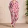 Rose Red Cowboy Hats And Boots For Cozy Western Nights And Ranch-Inspired Style At Home Satin Pajamas Set - 4