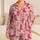 Rose Red Cowboy Hats And Boots For Cozy Western Nights And Ranch-Inspired Style At Home Satin Pajamas Set - 1