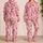 Rose Red Cowboy Hats And Boots For Cozy Western Nights And Ranch-Inspired Style At Home Satin Pajamas Set - 2