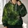 Emerald Forest Pond Scenery For Hiking And Nature Lovers Seeking Quiet Escapes All-over Print Hoodie (Lightweight) - 2