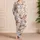 Cute Monkey Fruit Scenes for Cozy Weekend Lounging and Relaxed Home Evenings All Year Long Satin Pajamas Set - 4