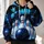 Bowling Ball And Pin Alley Action For League Nights, Parties And Weekend Bowlers Everywhere All-over Print Hoodie (Lightweight) - 2