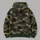 Woodland Camouflage in Green and Brown for Hiking, Camping and Outdoor Adventures All-over Print Hoodie (Lightweight) - 5