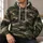 Woodland Camouflage in Green and Brown for Hiking, Camping and Outdoor Adventures All-over Print Hoodie (Lightweight) - 6
