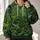 Lush Tropical Rainforest Foliage for Outdoor Adventure, Travel and Nature Lovers All-over Print Hoodie (Lightweight) - 2