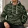 Olive Camouflage for Outdoor Adventures and Everyday Casual Wear for Men All-over Print Hoodie (Lightweight) - 6