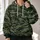 Olive Camouflage for Outdoor Adventures and Everyday Casual Wear for Men All-over Print Hoodie (Lightweight) - 2