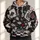 Playing Cards and Checkerboard for Poker Nights and Casino Parties All-over Print Hoodie (Lightweight) - 1