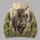 Realistic Wild Boar in Meadow for Outdoor Adventure and Wildlife Enthusiasts and Nature Lovers All-over Print Hoodie (Lightweight) - 5