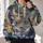 Golden Serpent Dragon Over Stormy Ancient City for Fantasy Adventure and Daily Wear All-over Print Hoodie (Lightweight) - 2
