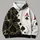 Black And Gold Spade Card Motifs For Casino Nights And Everyday Streetwear All-over Print Hoodie (Lightweight) - 4