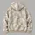 White And Sand Palm Leaves For Relaxed Coastal Weekends And Everyday Island Style All-over Print Hoodie (Lightweight) - 5