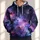 Cosmic Nebula And Starfield For Stargazing, Science Fans And Night Sky Lovers All-over Print Hoodie (Lightweight) - 1
