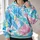 Pastel Tropical Foliage for Relaxed Coastal Weekends and Everyday Casual Wear All-over Print Hoodie (Lightweight) - 2