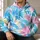 Pastel Tropical Foliage for Relaxed Coastal Weekends and Everyday Casual Wear All-over Print Hoodie (Lightweight) - 6