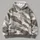 Abstract Gray Brown Camouflage for Everyday Autumn Outdoor Style All-over Print Hoodie (Lightweight) - 4