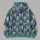 Teal Pink Geometric Rhombus Motif for Relaxed Weekend Casual Wear All-over Print Hoodie (Lightweight) - 5