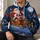 Starlit Santa Sleigh and Reindeer for Festive Winter Holiday Celebrations and Gifting All-over Print Hoodie (Lightweight) - 6