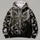 Ivory Winged Cross And Baroque Vines For Gothic Faith And Alternative Streetwear All-over Print Hoodie (Lightweight) - 4