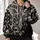 Ivory Winged Cross And Baroque Vines For Gothic Faith And Alternative Streetwear All-over Print Hoodie (Lightweight) - 2