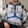 White Blue Sci-Fi Trooper Armor Costume for Halloween Cosplay Fans and Collectors All-over Print Hoodie (Lightweight) - 6
