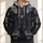Black Sci-Fi Armor Costume Look for Cosplay Events and Fandom Gift Seekers Year-Round All-over Print Hoodie (Lightweight) - 1
