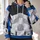 White Blue Sci-Fi Trooper Armor Cosplay for Halloween Parties and Fan Conventions All-over Print Hoodie (Lightweight) - 2