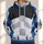 White Blue Sci-Fi Trooper Armor Cosplay for Halloween Parties and Fan Conventions All-over Print Hoodie (Lightweight) - 1
