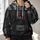 Black Sci-Fi Villain Armor Look for Conventions, Cosplay Events and Fan Gatherings All-over Print Hoodie (Lightweight) - 2