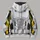 White Sci-Fi Armored Trooper Costume Details For Cosplay Events And Fan Gatherings All-over Print Hoodie (Lightweight) - 5