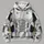White Sci-Fi Armored Trooper Costume Details For Cosplay Events And Fan Gatherings All-over Print Hoodie (Lightweight) - 4