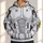 White Sci-Fi Armored Trooper Costume Details For Cosplay Events And Fan Gatherings All-over Print Hoodie (Lightweight) - 1
