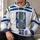 White-and-Blue Droid Costume Look for Halloween Cosplay and Sci-Fi Party Fans All-over Print Hoodie (Lightweight) - 6