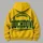Touchdown Football Lettering for Game Day and Weekend Wear for Football Fans All-over Print Hoodie (Lightweight) - 5
