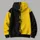 Black And Gold Starburst Motif For Game Day, Commutes, And Casual Streetwear All-over Print Hoodie (Lightweight) - 5