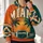 Miami Football Palm Trees for Vintage Weekend Tailgates and Coastal Casual Wear for Men All-over Print Hoodie (Lightweight) - 2
