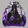 Hooded Reaper And Violet Flames For Halloween Nighttime Parties All-over Print Hoodie (Lightweight) - 5