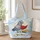 Blue Pigeon Teacher Reading Scene for Classroom Days and Kindergarten Teacher Gifts Quilted Tote Bag - 1