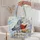 Blue Pigeon Teacher Reading Scene for Classroom Days and Kindergarten Teacher Gifts Quilted Tote Bag - 5