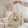 Ivory White Horse Portrait for Equestrian Style and Horse Lover Gifts Quilted Tote Bag - 5
