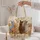 Alpaca Family in Autumn Meadow for Cozy Farmhouse Laundry Days and Alpaca Lovers Quilted Tote Bag - 5