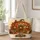 Wooden Pumpkin House for Cozy Autumn Reading Nooks and Fall Seasonal Home Decor Quilted Tote Bag - 1