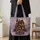 Victorian Haunted Mansion Halloween Scene For Spooky Autumn Home Lovers Quilted Tote Bag - 4