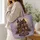 Victorian Haunted Mansion Halloween Scene For Spooky Autumn Home Lovers Quilted Tote Bag - 3