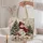 Festive Snowman Among Evergreen Trees for Cozy Christmas Shopping and Winter Outings Quilted Tote Bag - 5